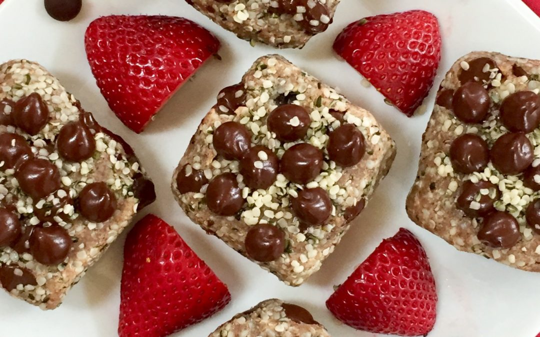 Melt in your mouth chocolate chip blondies!